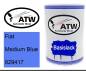 Preview: Fiat, Medium Blue, 929417: 500ml Lackdose, von ATW Autoteile West.